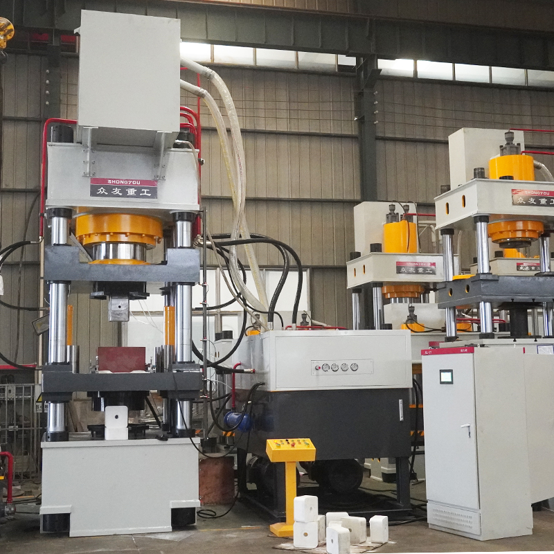 800T鹽磚壓塊成型液壓機(jī) 800T鹽磚機(jī)自動(dòng)上料