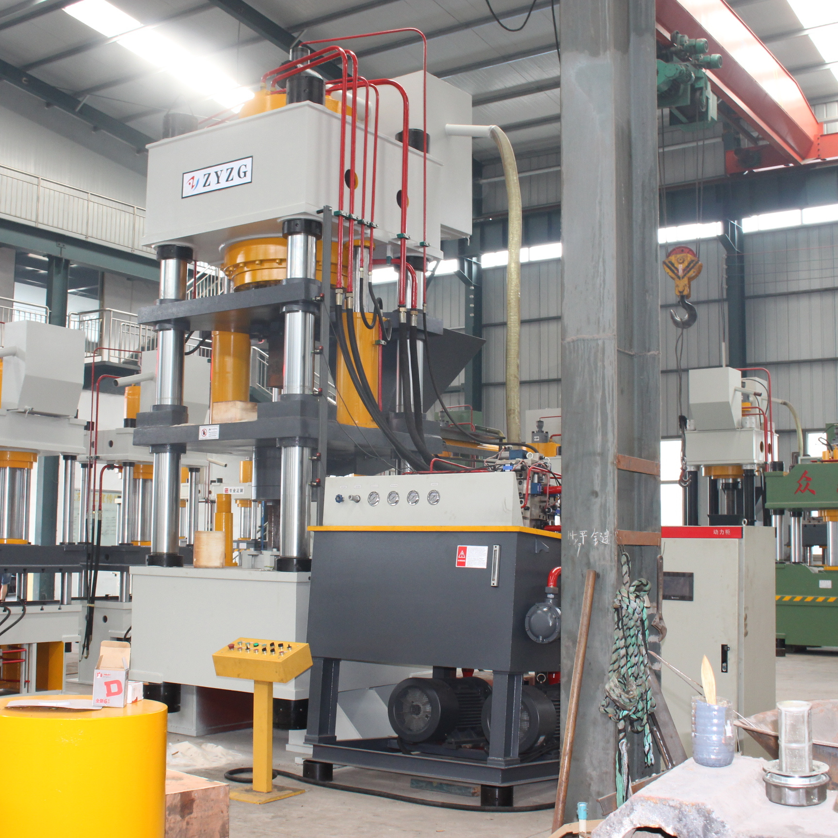 1000噸大型鹽磚成型液壓機(jī) 粉末成型壓力機(jī) 1000T一模多出鹽磚機(jī)