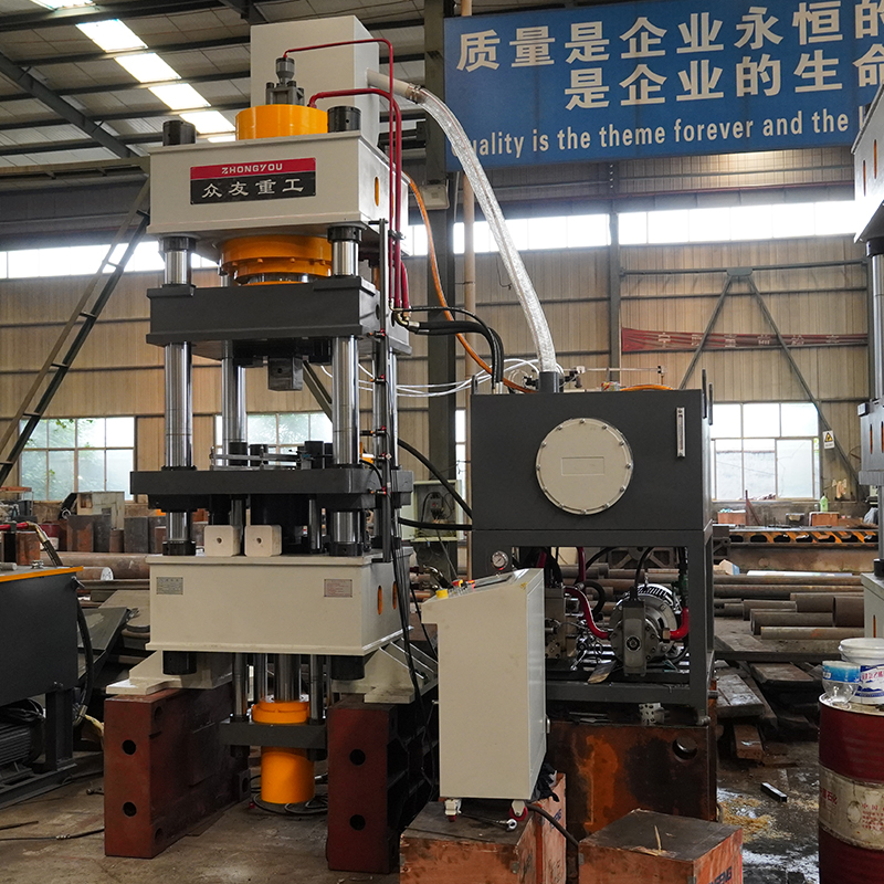 400噸四梁四柱鹽磚機(jī) 400T牛羊舔磚成型液壓機(jī)
