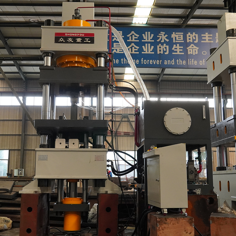 400噸四梁四柱鹽磚機(jī) 400T牛羊舔磚成型液壓機(jī)
